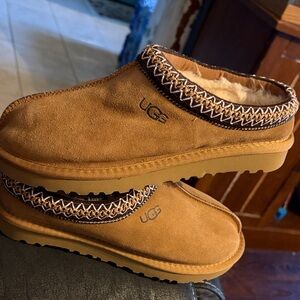 UGG Tan Suede Slippers